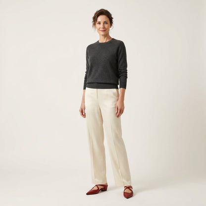 Fiore | Leather Cross-Strap Mule