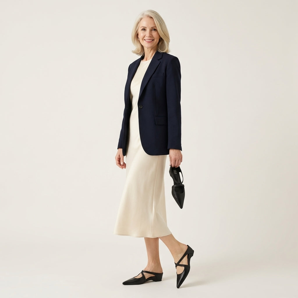 Fiore | Leather Cross-Strap Mule