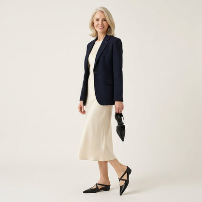 Fiore | Leather Cross-Strap Mule