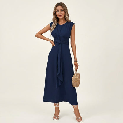 Eladia | Tie-Waist Midi Dress