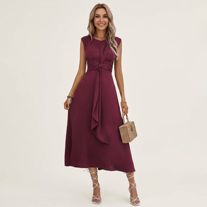 Eladia | Tie-Waist Midi Dress