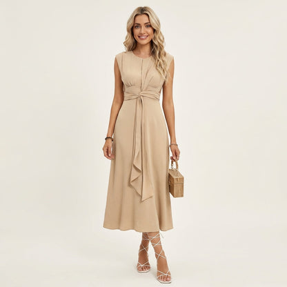 Eladia | Tie-Waist Midi Dress