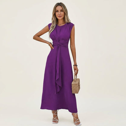Eladia | Tie-Waist Midi Dress