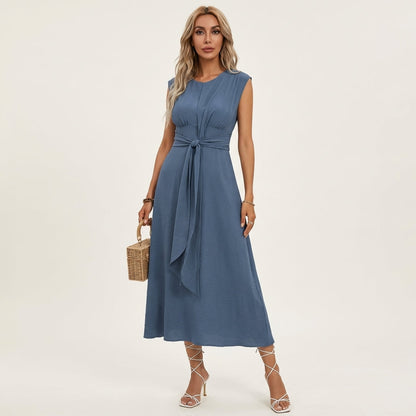 Eladia | Tie-Waist Midi Dress