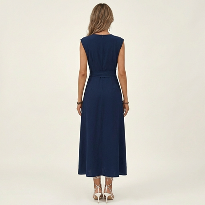 Eladia | Tie-Waist Midi Dress