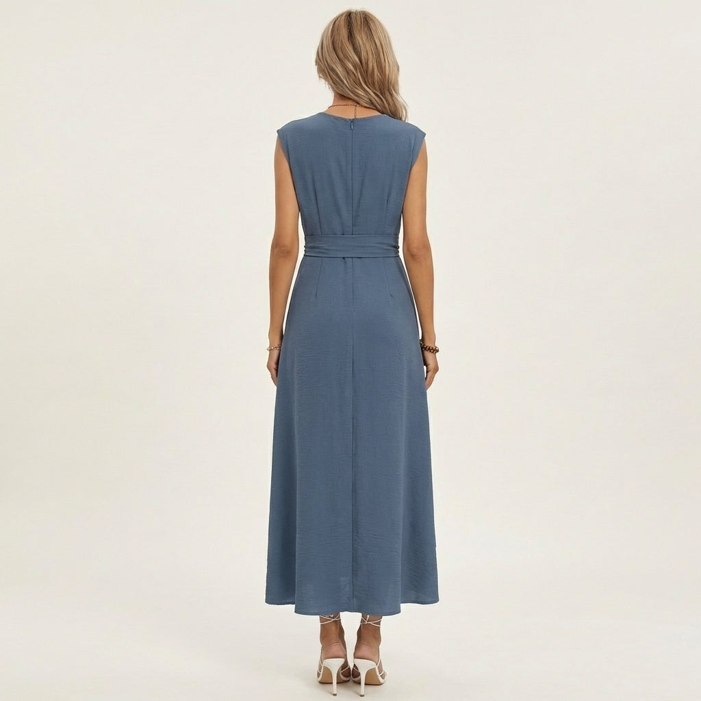 Eladia | Tie-Waist Midi Dress