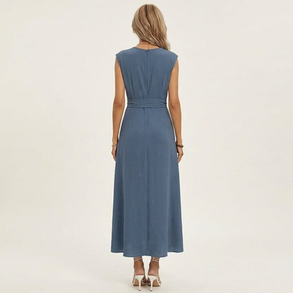 Eladia | Tie-Waist Midi Dress