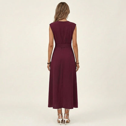 Eladia | Tie-Waist Midi Dress