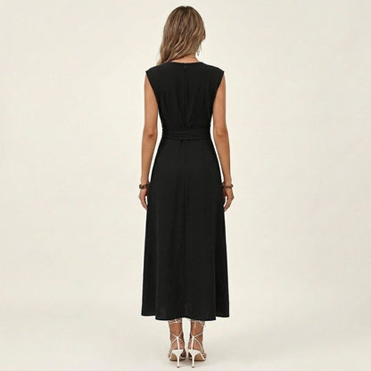 Eladia | Tie-Waist Midi Dress