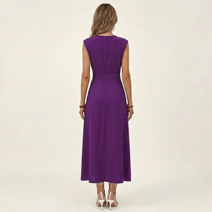 Eladia | Tie-Waist Midi Dress