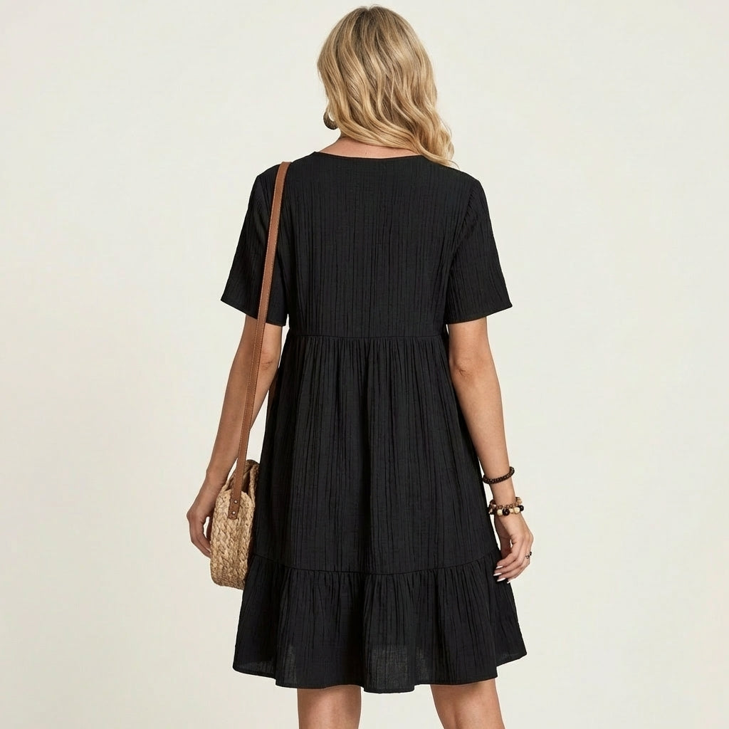 Zaneta | Crinkle Cotton Dress