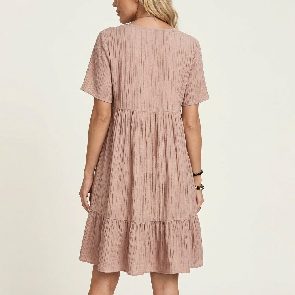 Zaneta | Crinkle Cotton Dress