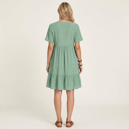 Zaneta | Crinkle Cotton Dress