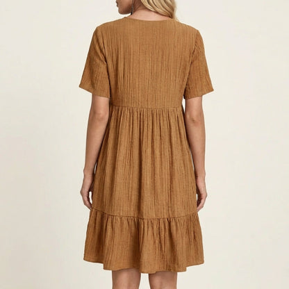 Zaneta | Crinkle Cotton Dress