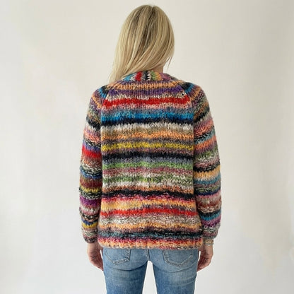 Reviana | Multicolor Chunky Knit Cardigan