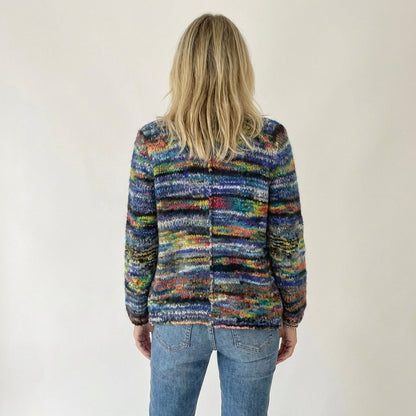 Reviana | Multicolor Chunky Knit Cardigan