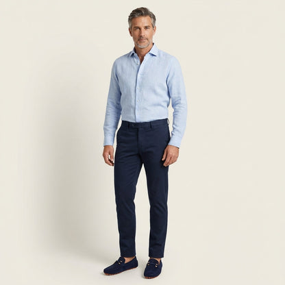 Jonny | Perforated Suede Loafer
