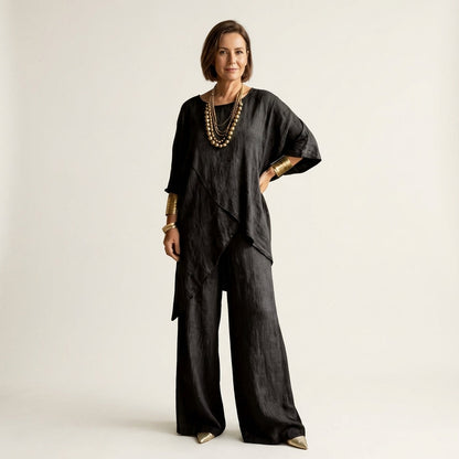 Shoyana | Asymmetric Linen Set