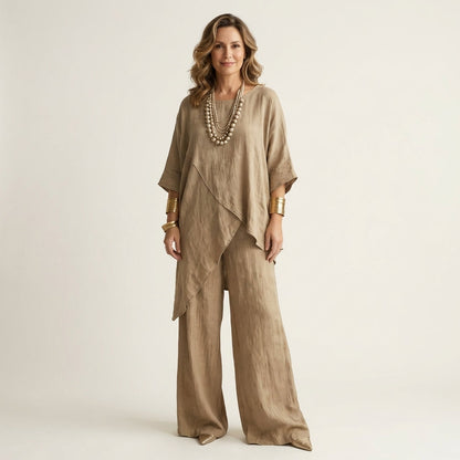 Shoyana | Asymmetric Linen Set