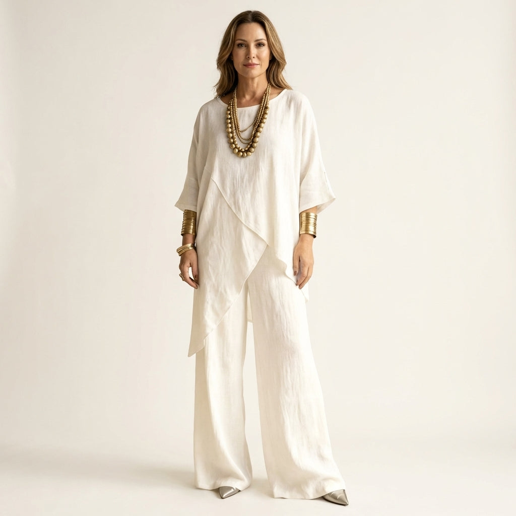 Shoyana | Asymmetric Linen Set