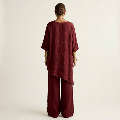 Shoyana | Asymmetric Linen Set