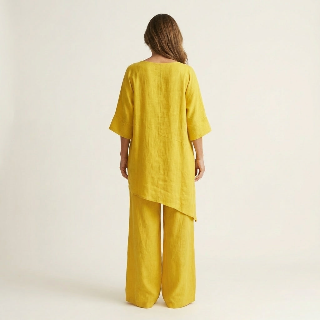 Shoyana | Asymmetric Linen Set
