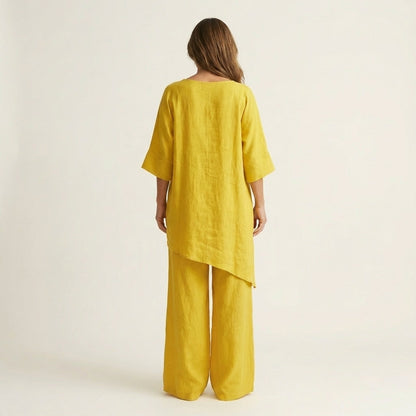 Shoyana | Asymmetric Linen Set