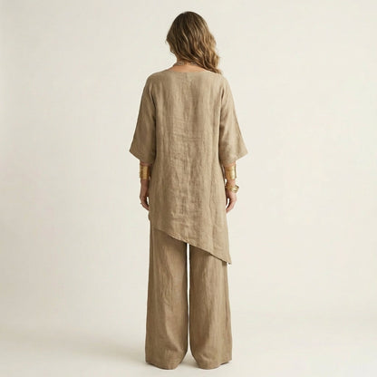 Shoyana | Asymmetric Linen Set
