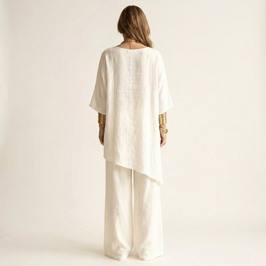 Shoyana | Asymmetric Linen Set