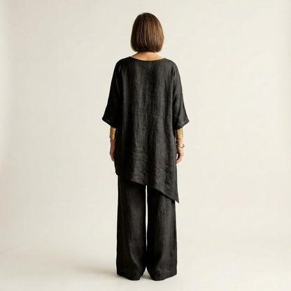 Shoyana | Asymmetric Linen Set