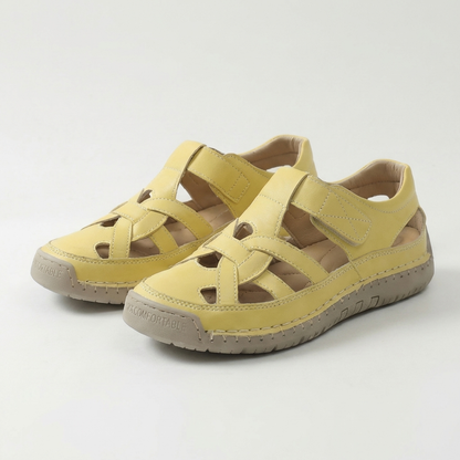 Oliviana | Leather Cutout Comfort Sandal