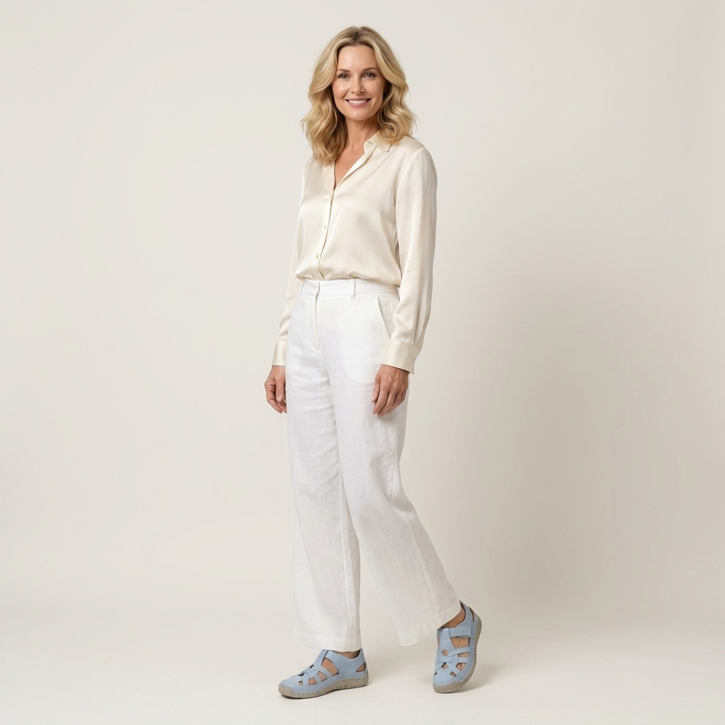 Oliviana | Leather Cutout Comfort Sandal