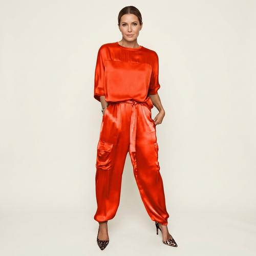 Averielle | Soft-Flow Top & Wide-Leg Pants Set