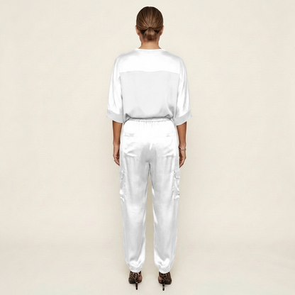 Averielle | Soft-Flow Top & Wide-Leg Pants Set
