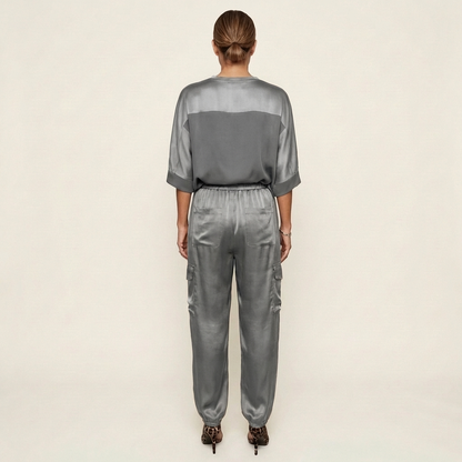 Averielle | Soft-Flow Top & Wide-Leg Pants Set