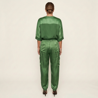 Averielle | Soft-Flow Top & Wide-Leg Pants Set