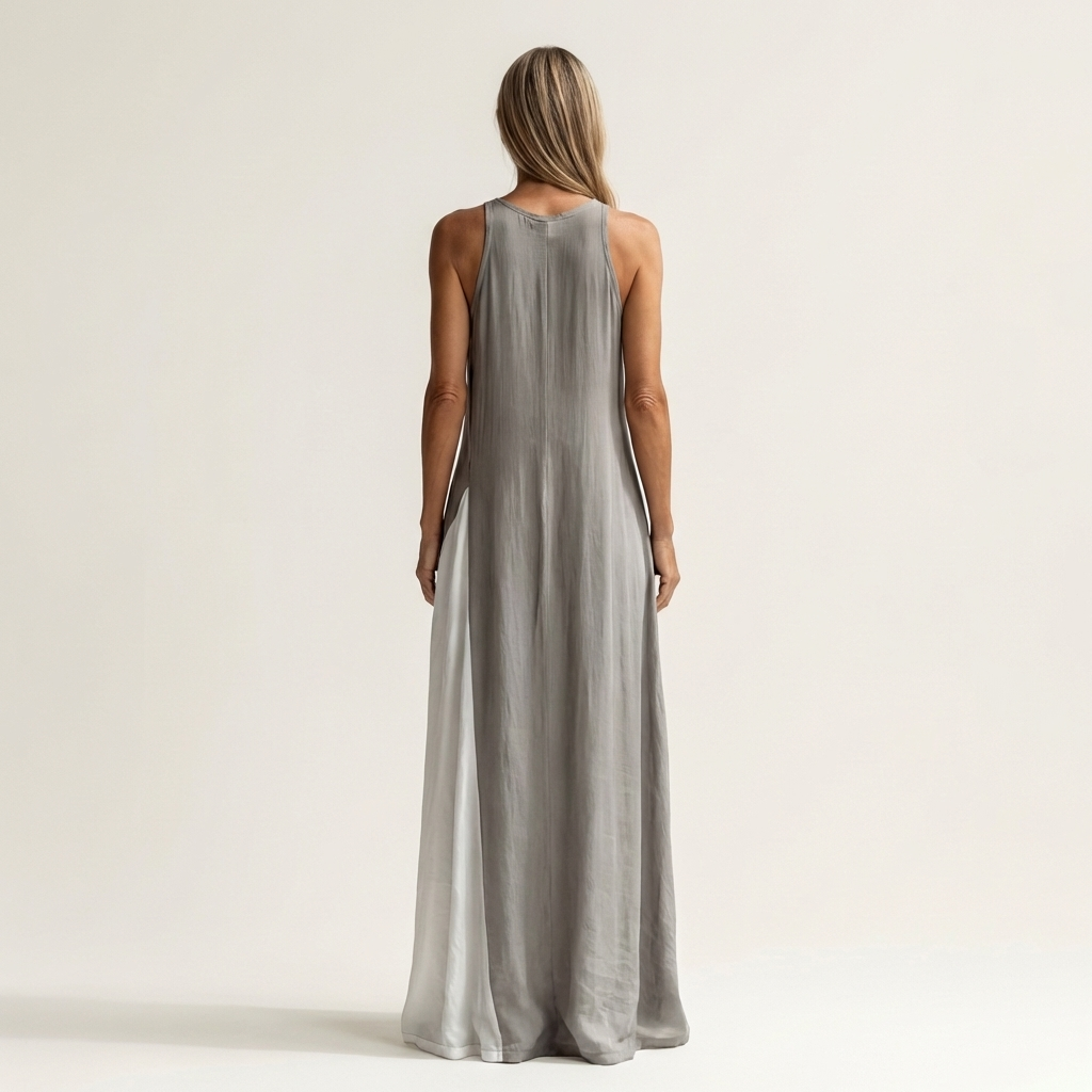 Mariana | Sleeveless Maxi Dress with Side Slits & Pockets