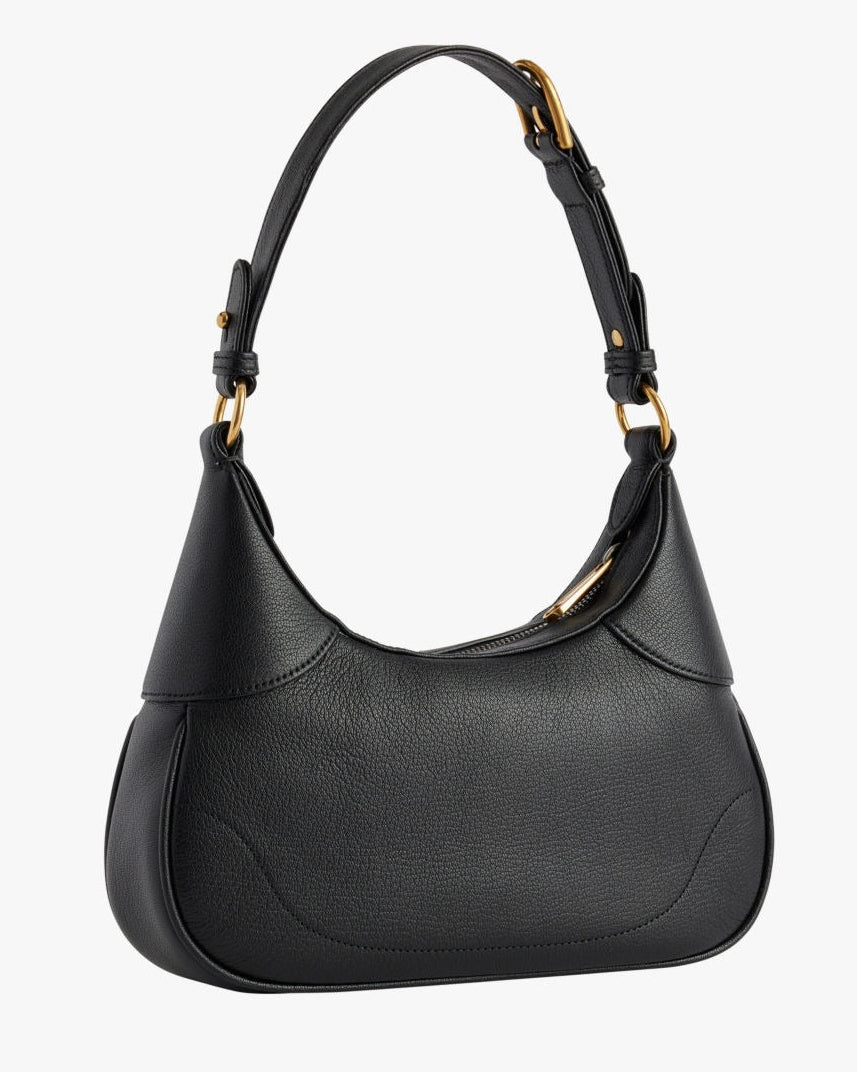 Gucci Aphrodite Small Leather Shoulder Bag - Black