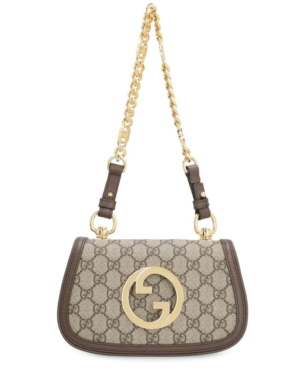 Gucci Blondie Mini GG Supreme Canvas Shoulder Bag - Beige