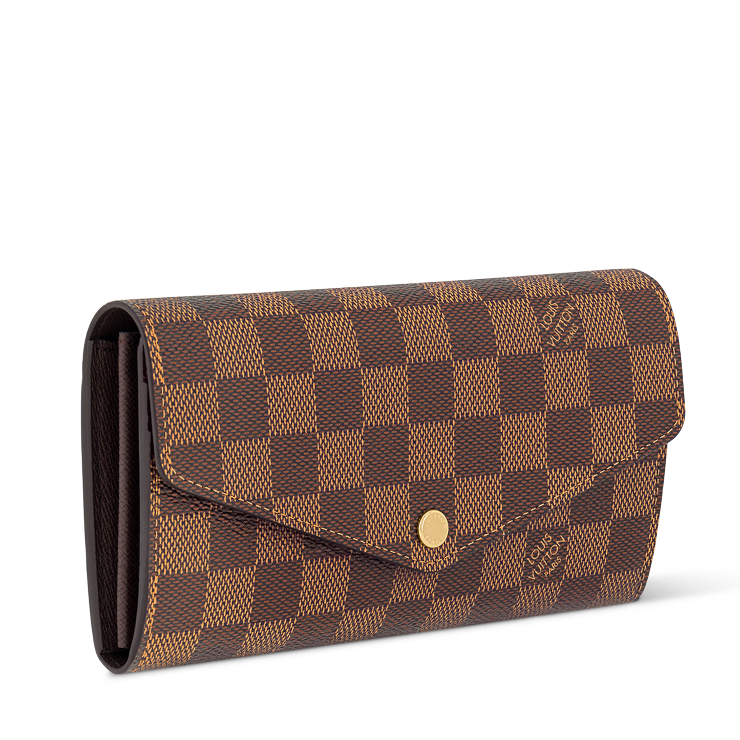 Louis Vuitton Damier Ebene Canvas Sarah Wallet - Brown