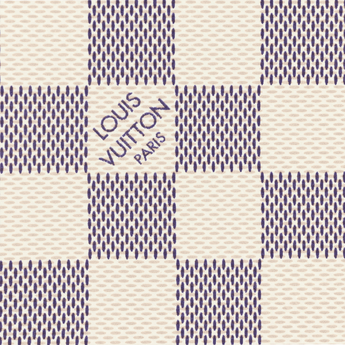 Louis Vuitton Damier Azur Canvas Neverfull MM Tote Bag - Beige