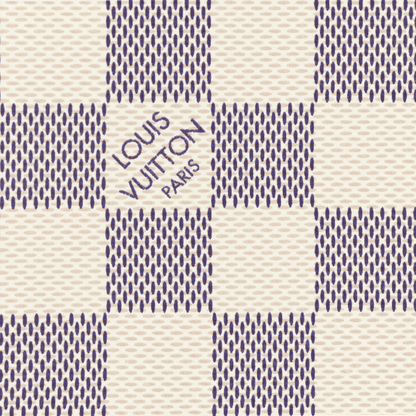Louis Vuitton Damier Azur Canvas Neverfull MM Tote Bag - Beige