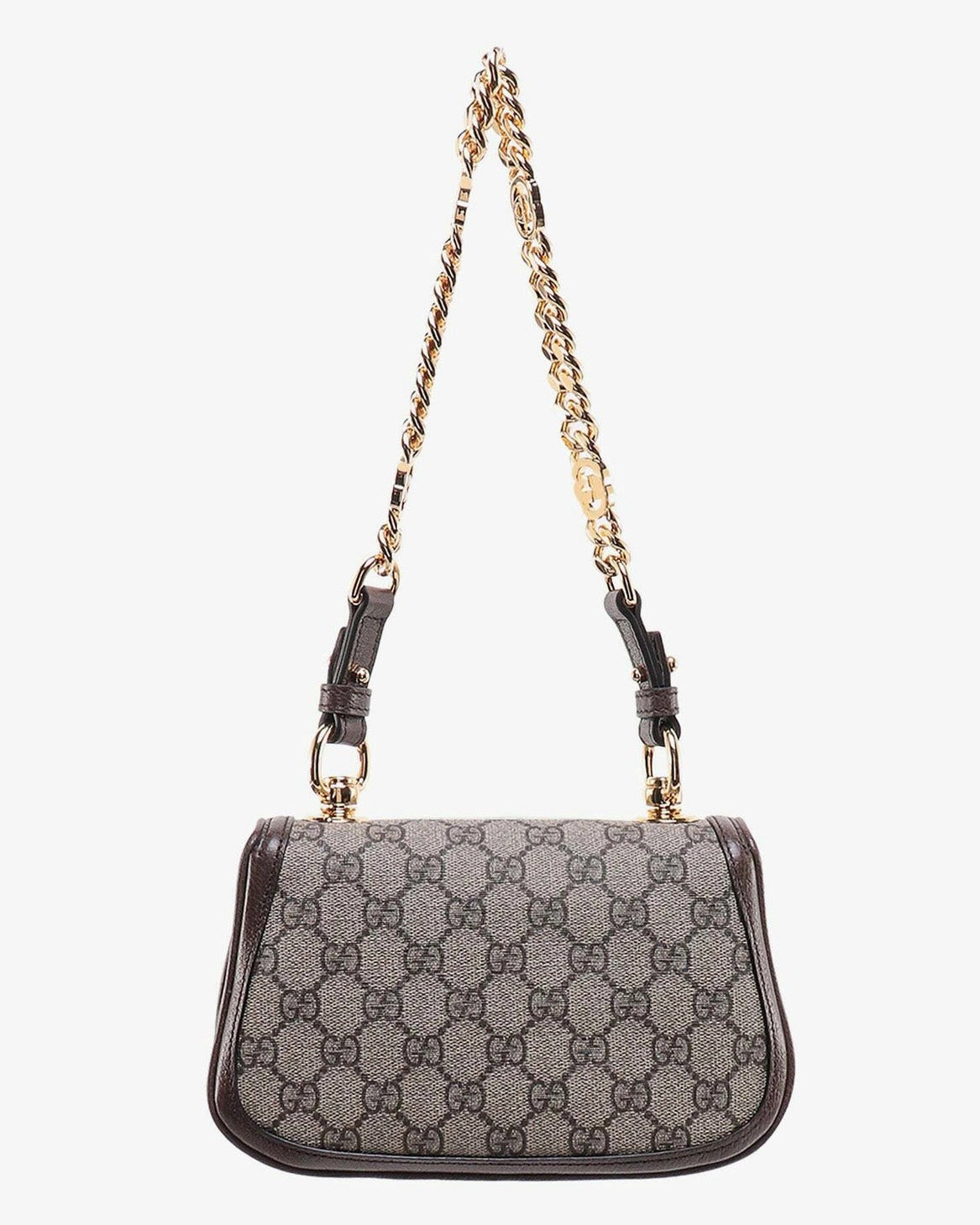 Gucci Blondie Mini GG Supreme Canvas Shoulder Bag - Beige