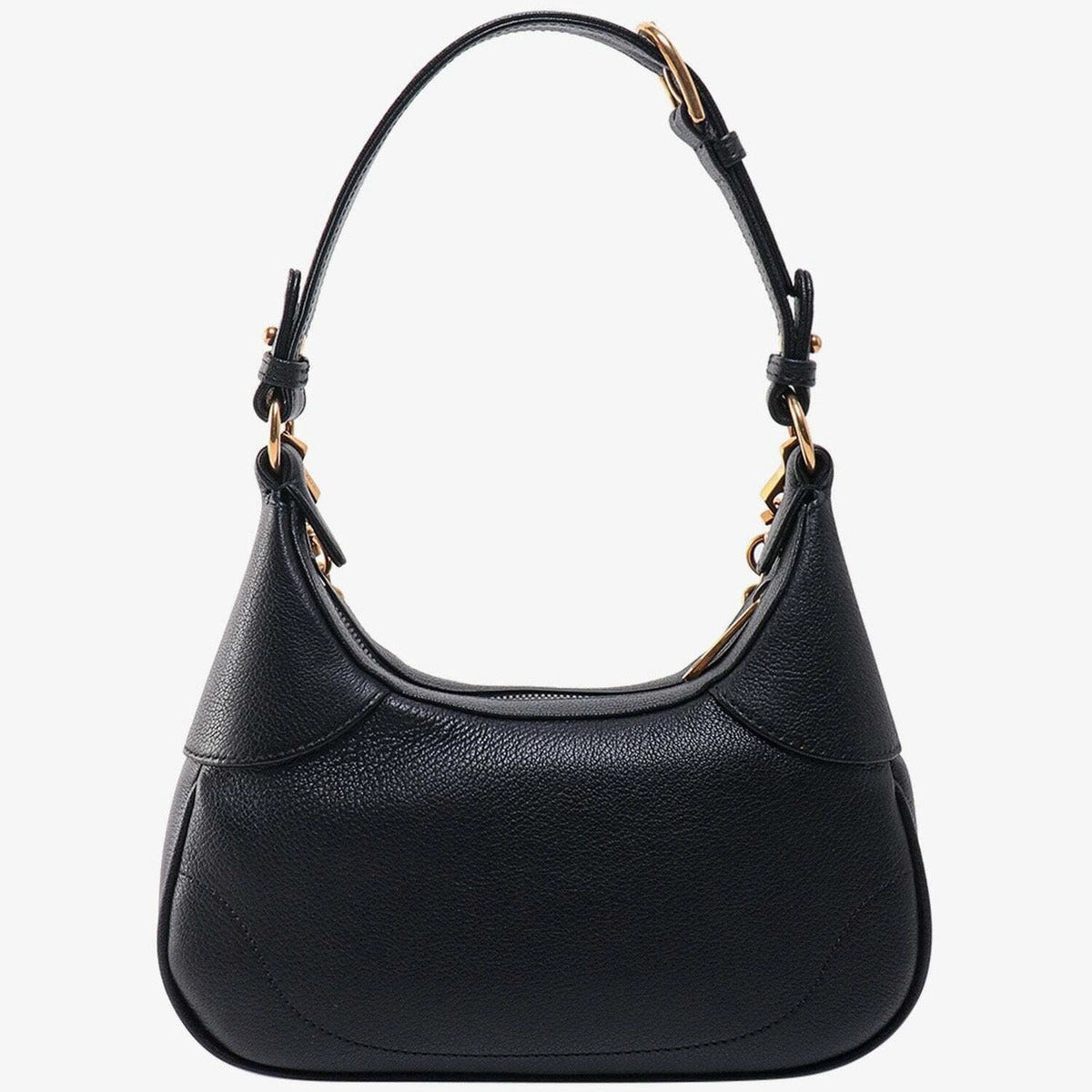 Gucci Aphrodite Small Leather Shoulder Bag - Black