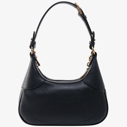 Gucci Aphrodite Small Leather Shoulder Bag - Black
