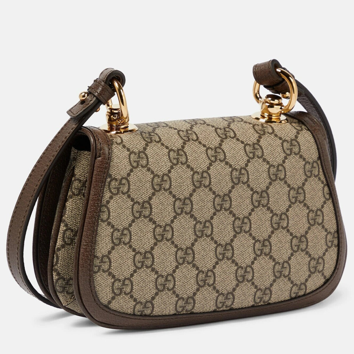 Gucci Blondie Mini GG Supreme Canvas Shoulder Bag - Beige
